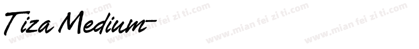Tiza Medium字体转换